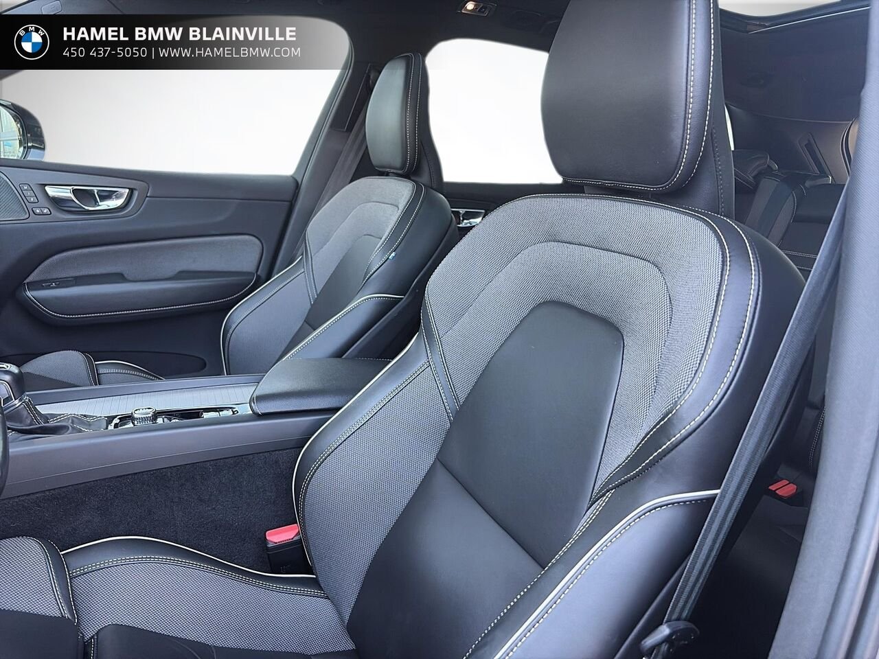 Volvo XC60 T6 R-Design TI 2021 Gris Blainville - photo #7