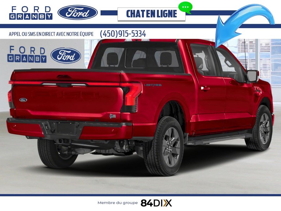 2025 Ford F-150 Lightning Rapid Red Metallic Tinted Clearcoat