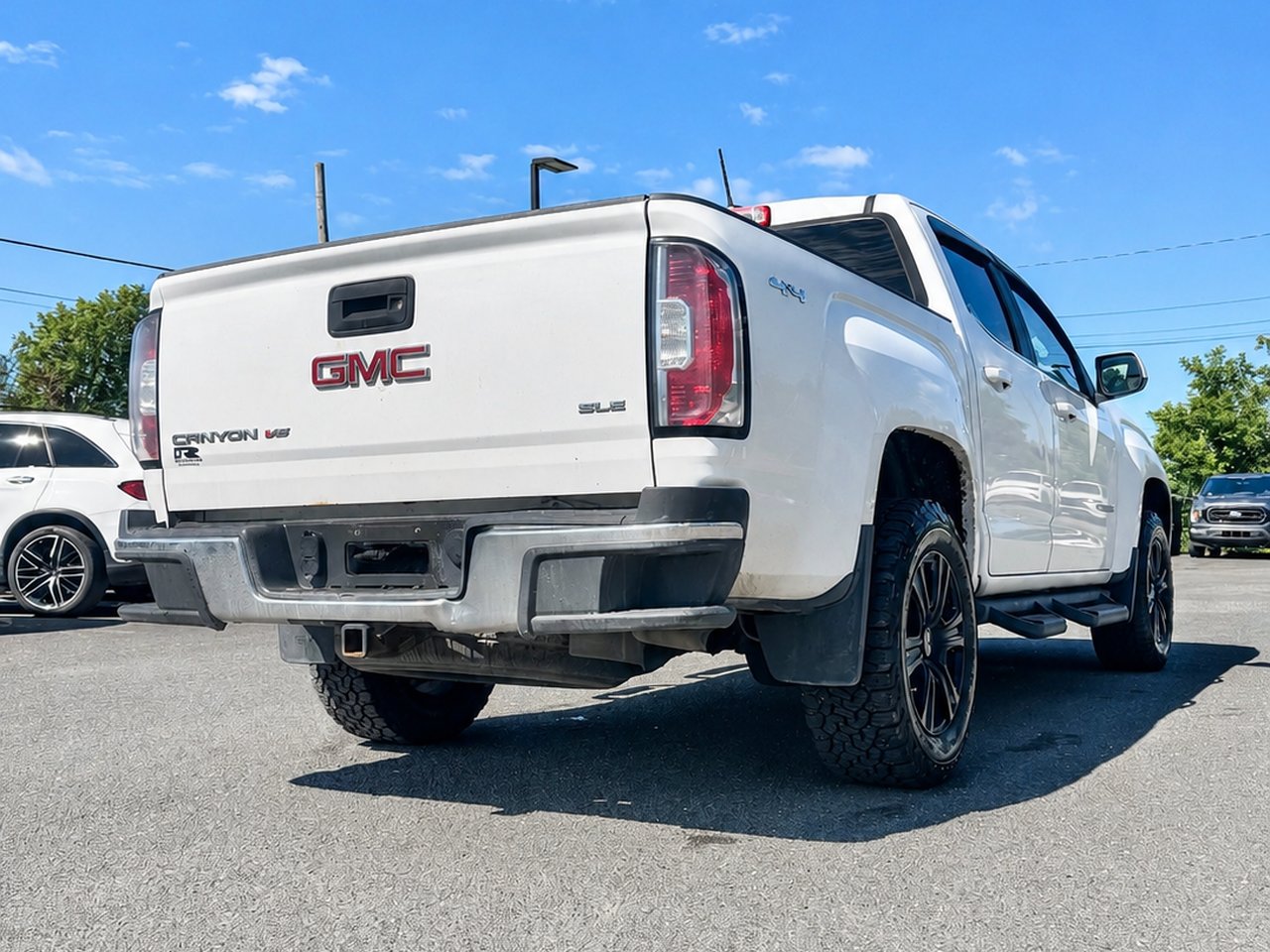 2018 GMC Canyon SLE White Granby - photo #6