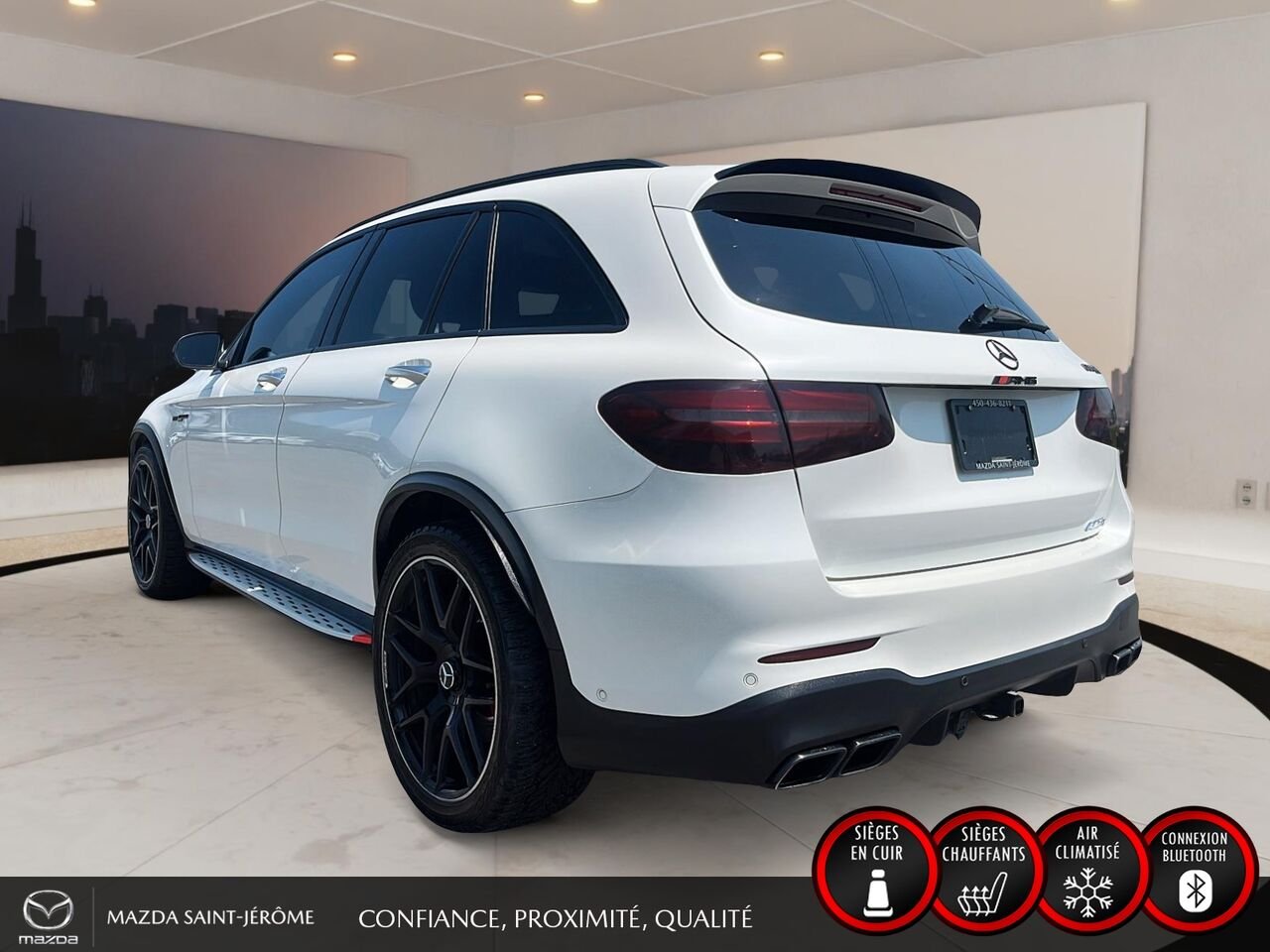 2019 Mercedes-Benz GLC White Ste-Agathe des Monts - photo #9
