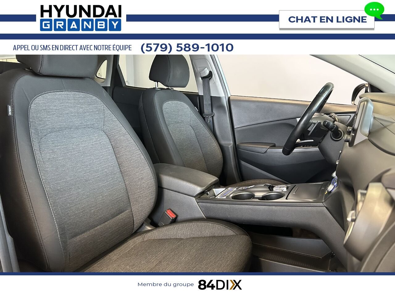Hyundai Kona électrique 2021 Bleu Granby - photo #22