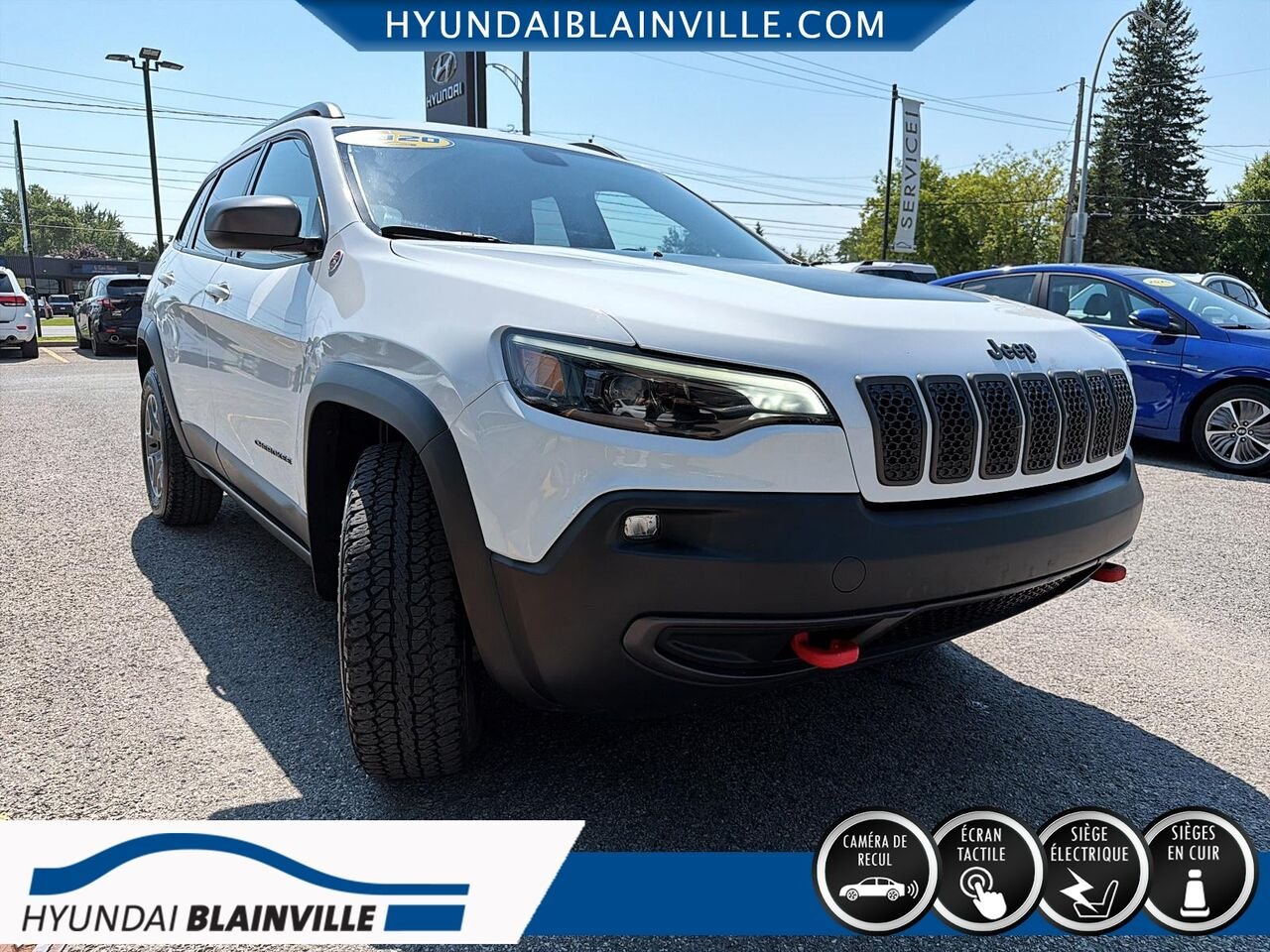 2020 Jeep Cherokee White Blainville - photo #2