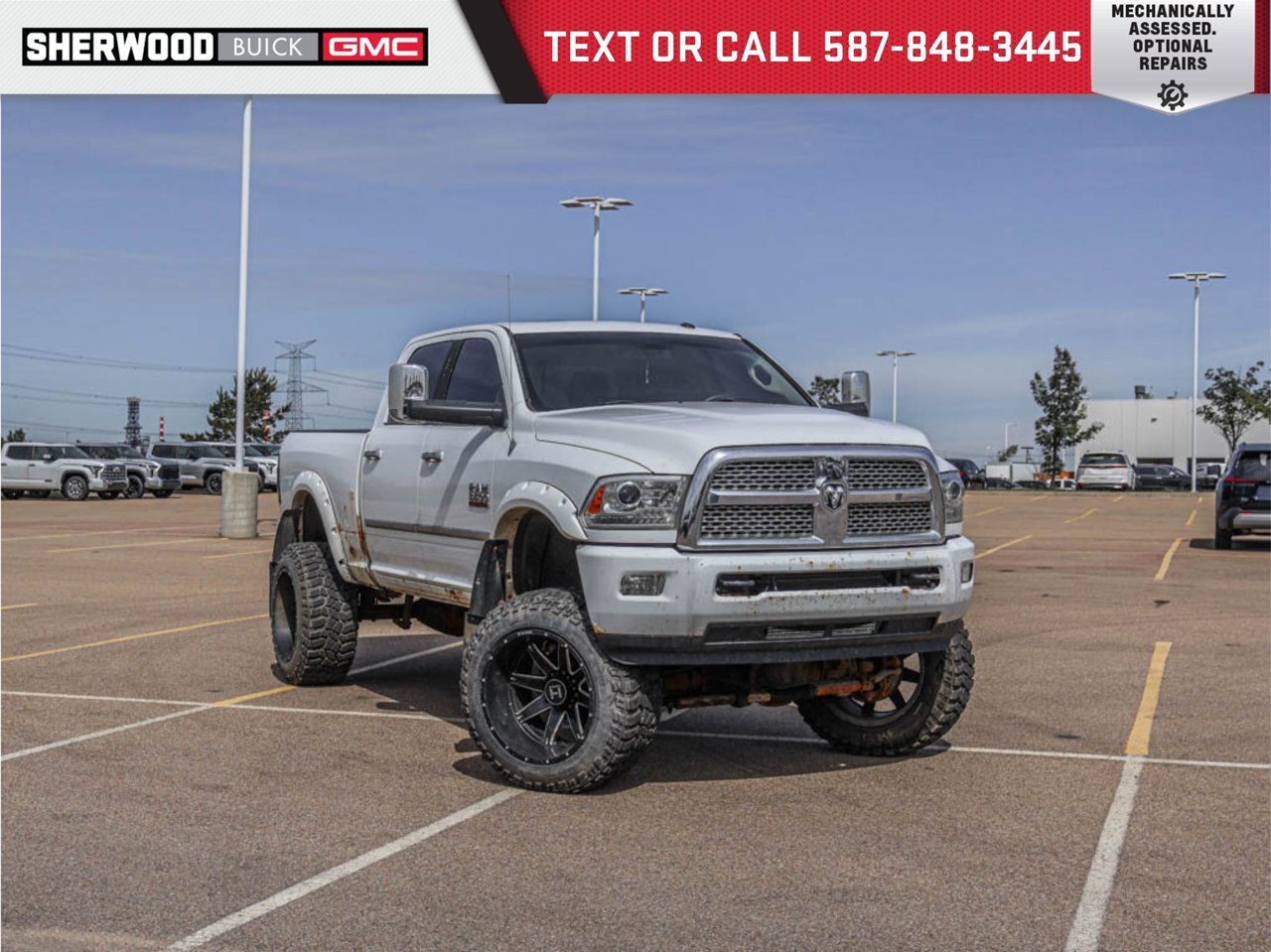 2013 Ram 3500 4WD Crew Cab 149 Laramie White Sherwood Park - photo #0