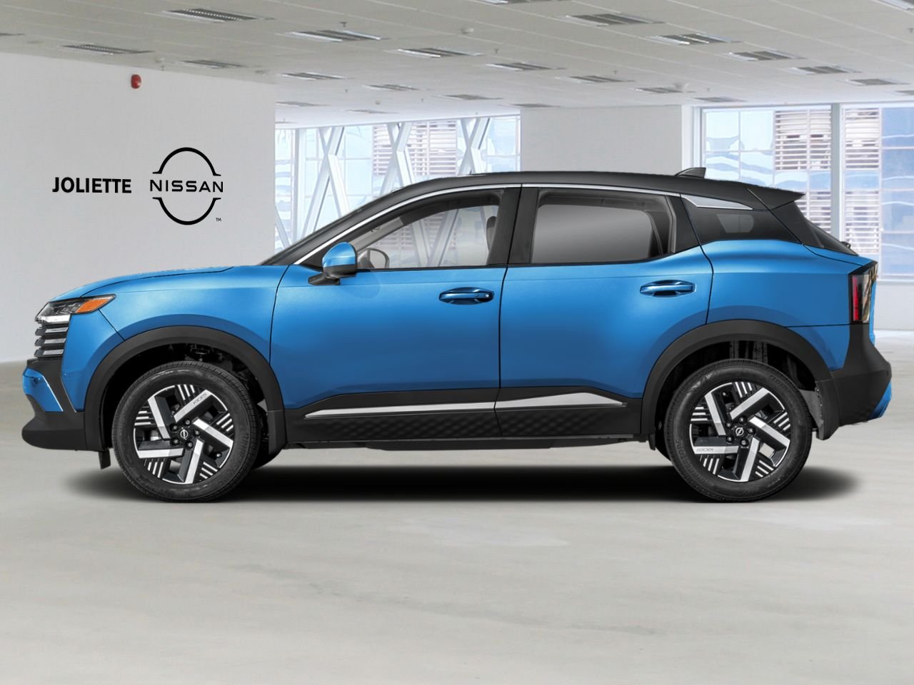 NISSAN Kicks 2026 Bleu glacial arctique/Noir intense Joliette - photo #2