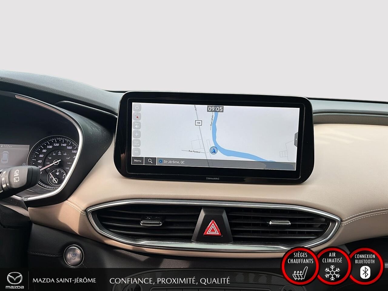 2023 Hyundai Santa Fe Preferred TI ens. Trend | TOIT PANO | SIMILICUIR | AWD | 52 771 KM Grey Saint-Jérôme - photo #21