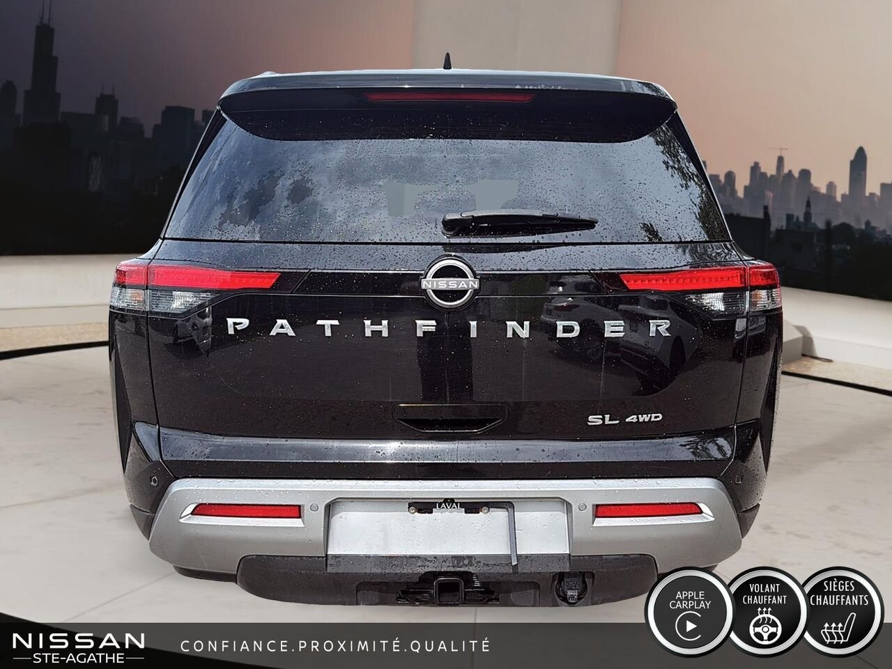 Nissan Pathfinder SL Ensemble Privilège AWD 2022 Noir Saint-Jérôme - photo #3