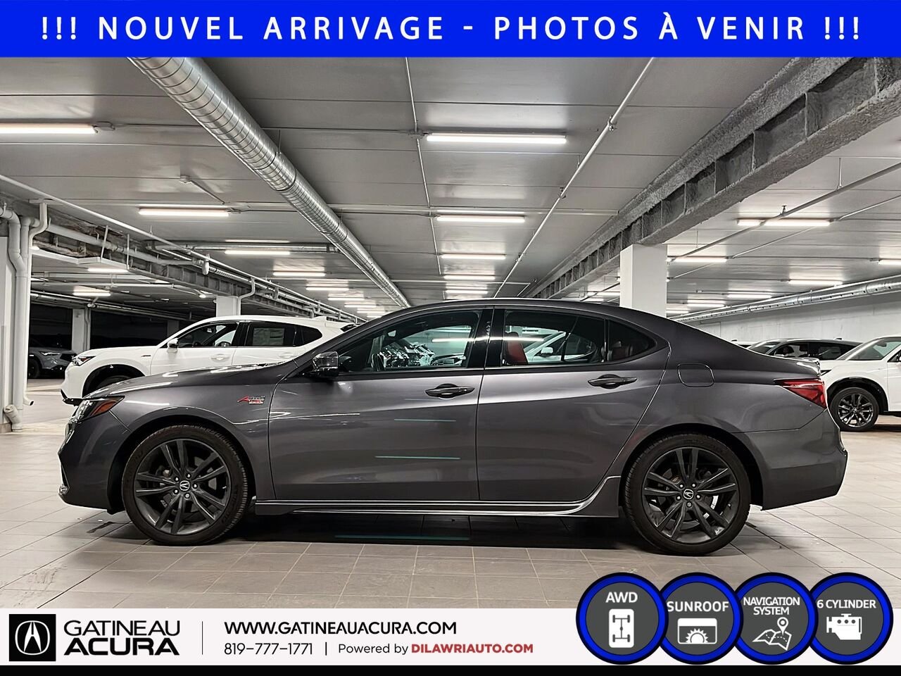 Acura TLX A-Spec Tech SH-AWD 2020 Gris Ottawa & Gatineau - photo #8