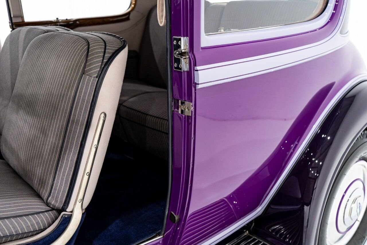 1933 Lincoln KB Victoria Coupe One Of 18 Built, And The Only Known Surviving **PRICE IN USD** Purple Montreal - photo #13