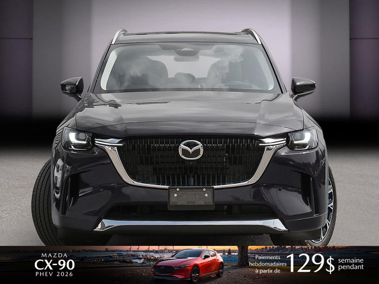 2026 Mazda CX-90 PHEV JM3KKEHA4T1373805 Jet Black Mica Mirabel - photo #1