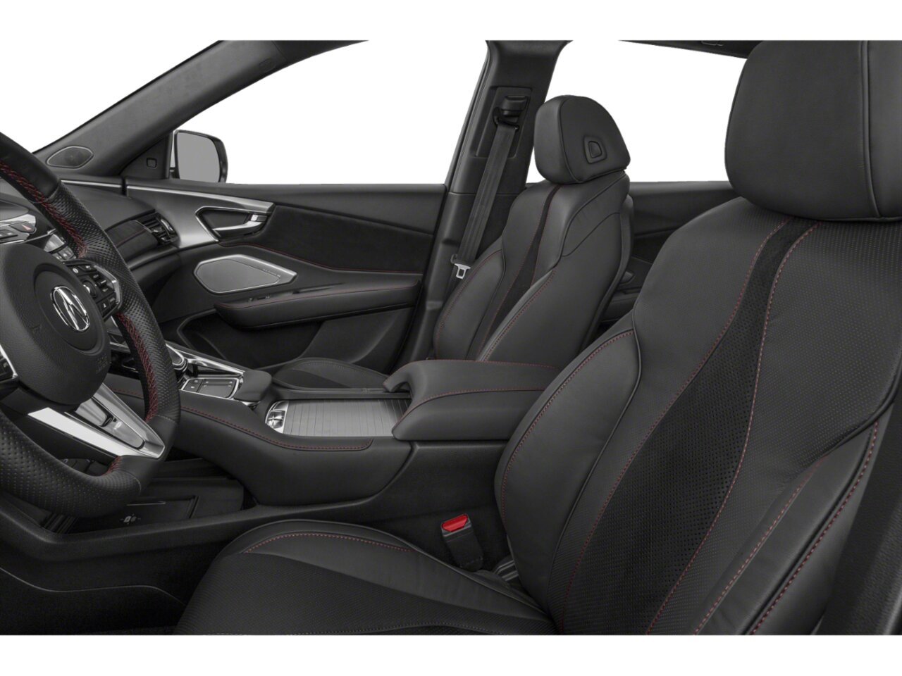 Acura RDX A-Spec 2023 PLATINUM WHITE PEARL(NH-883PX)-RED Saint-Eustache - photo #11