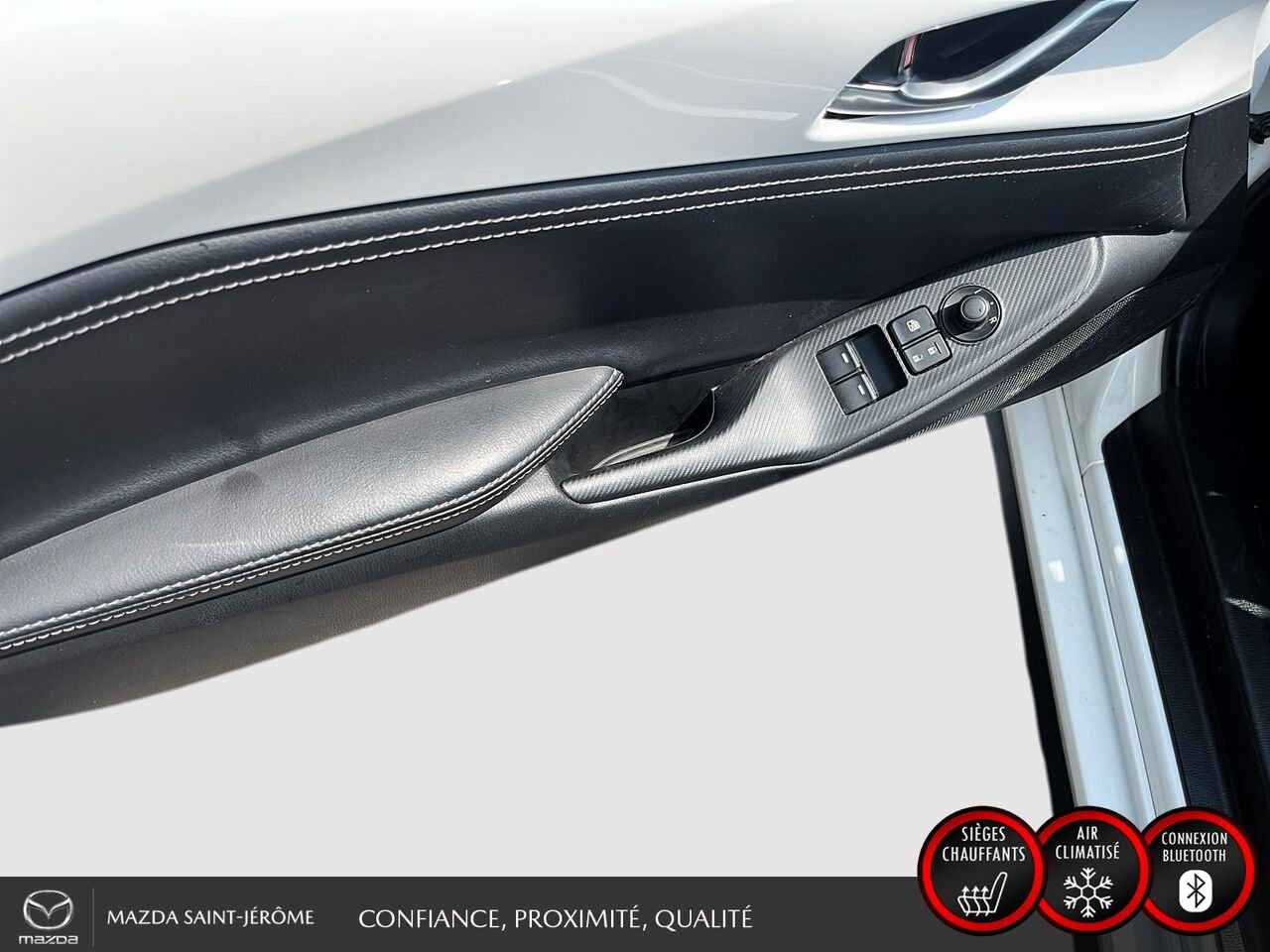 2023 Mazda MX-5 RF GS-P | MAGS NOIR | TOIT ÉLECTRIQUE | AUTOMATIQUE | White Saint-Jérôme - photo #12