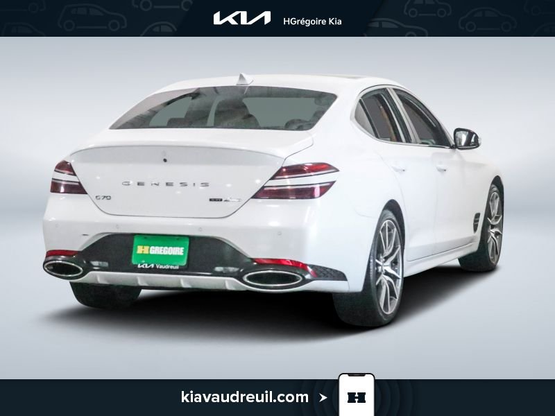2022 Genesis G70 White Saint-Eustache - photo #6