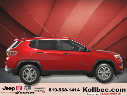 2025 Jeep Compass Sport 4x4 Red Hot Pearl Ottawa & Gatineau - photo #3