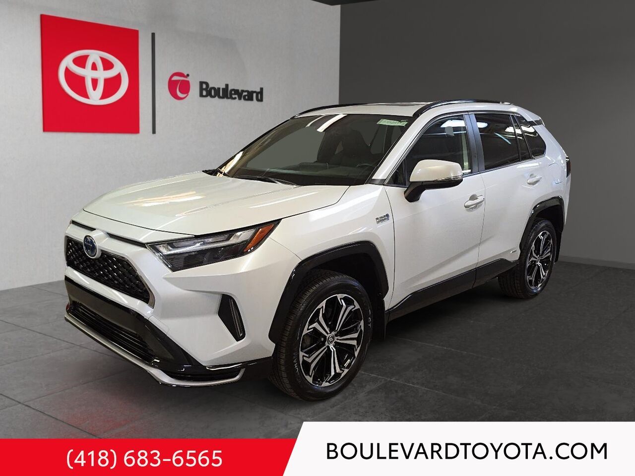 White 2023 Toyota RAV4 Prime SUV / Crossover All-Wheel Drive Continuously Variable Transmission