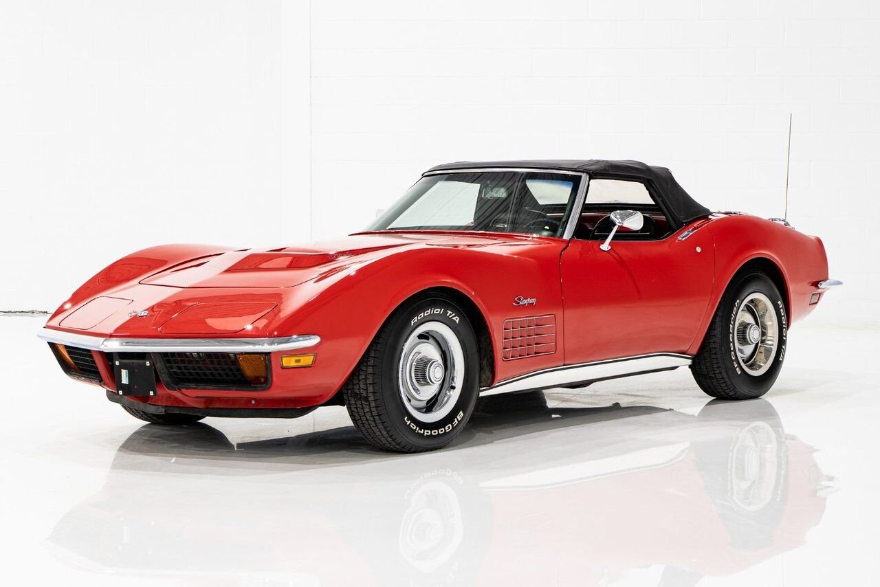 Chevrolet Corvette *PRIX EN USD* Matching# LT1 350/330HP 1971 Rouge Montréal - photo #51