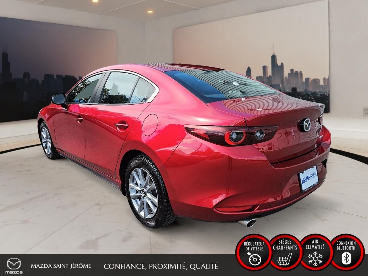 Mazda Mazda3 GS | AWD | CLEAN CARFAX | 2023 Rouge Saint-Jérôme - photo #8