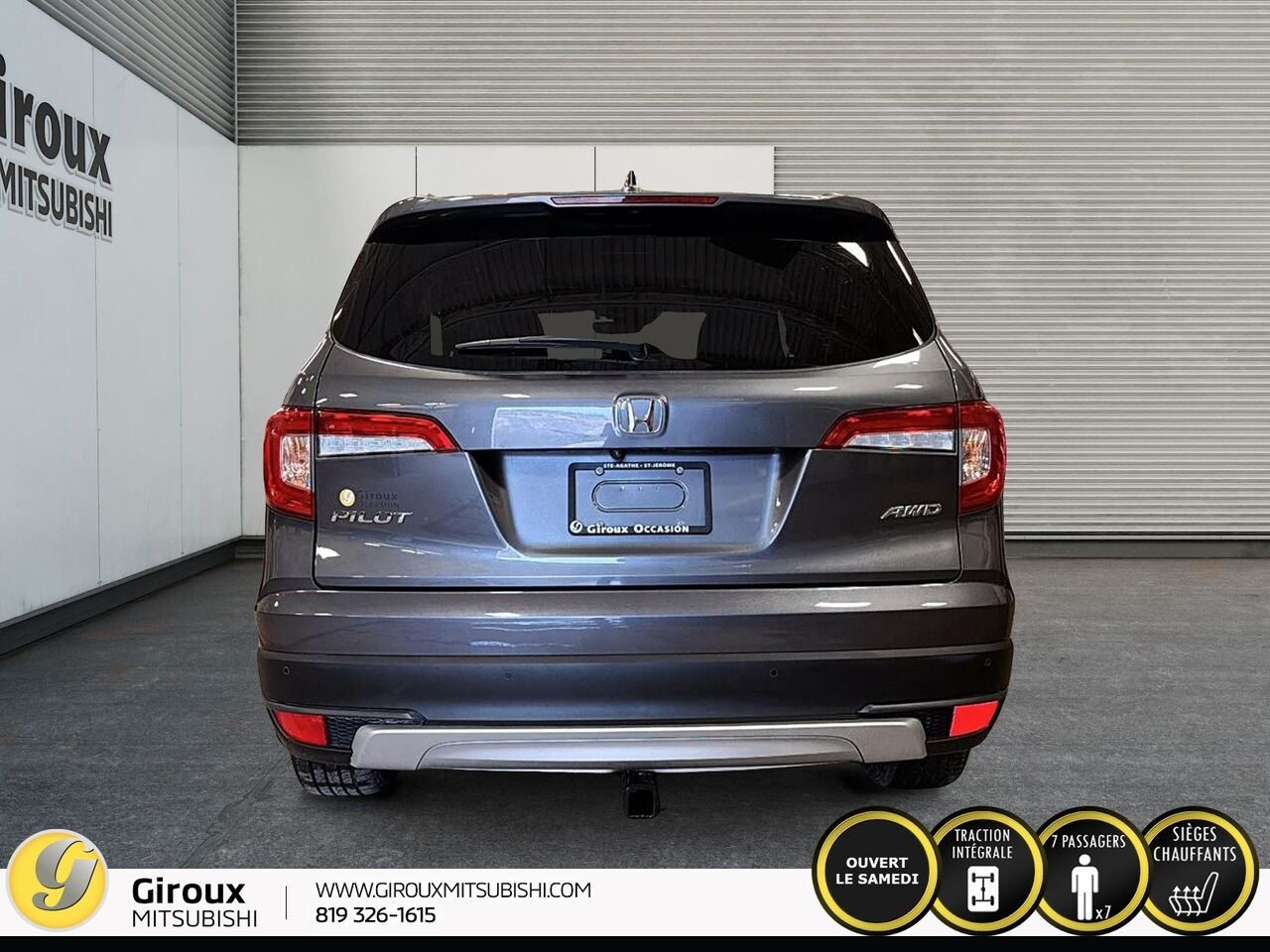 2022 HONDA PILOT Grey Sainte-Agathe-des-Monts - photo #2