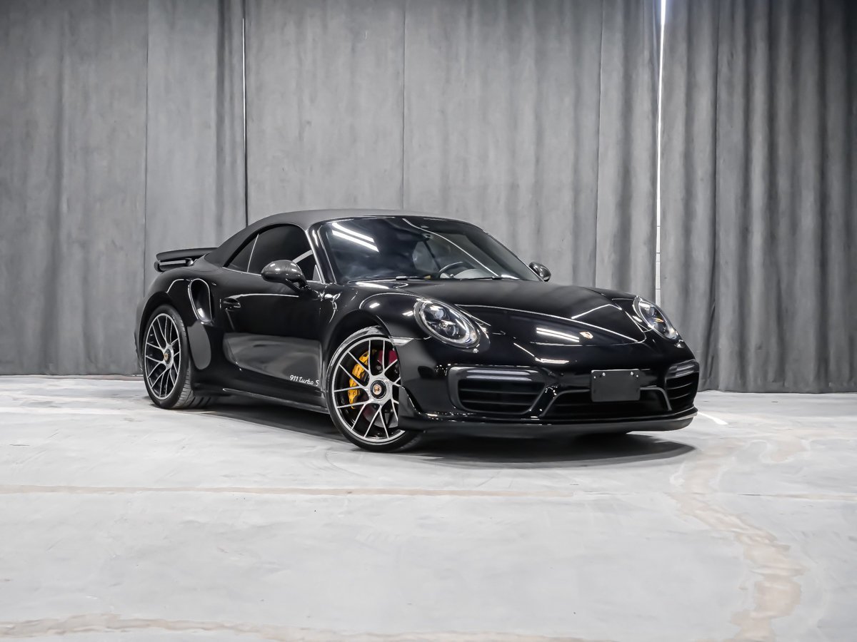 2017 Porsche 911 TURBO S Black Montreal - photo #5