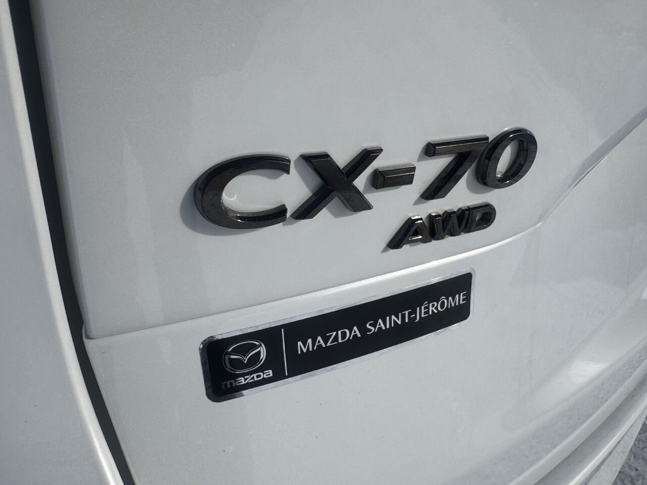 2026 MAZDA CX-70 PHEV Signature TI Rhodium White Metallic Saint-Jérôme - photo #9