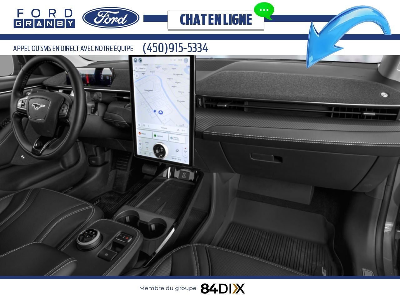 Ford Mustang Mach-E 2025 Blanc astral métallisé trois couches Granby - photo #7
