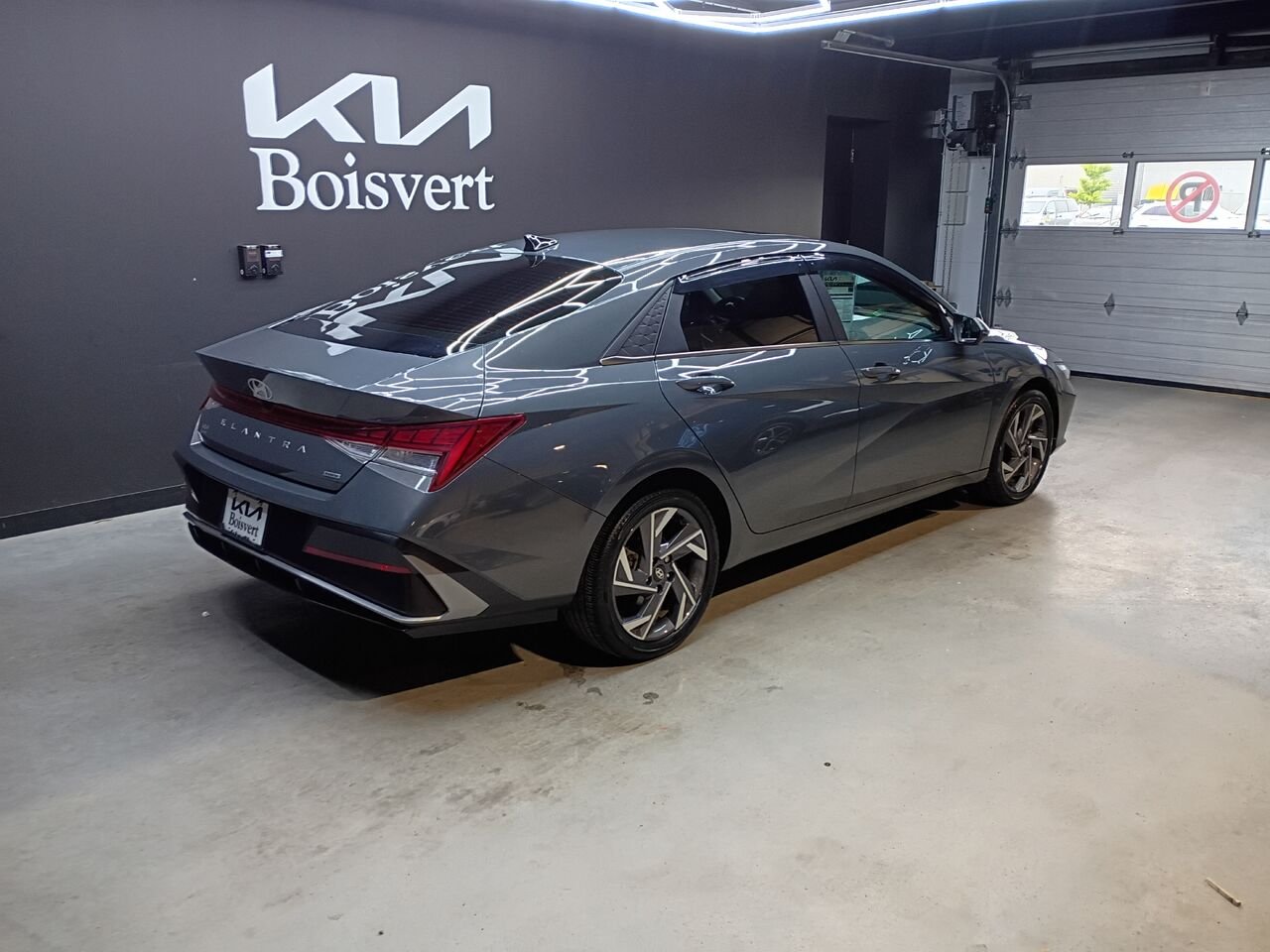2025 Hyundai Elantra Hybrid Grey Blainville - photo #5