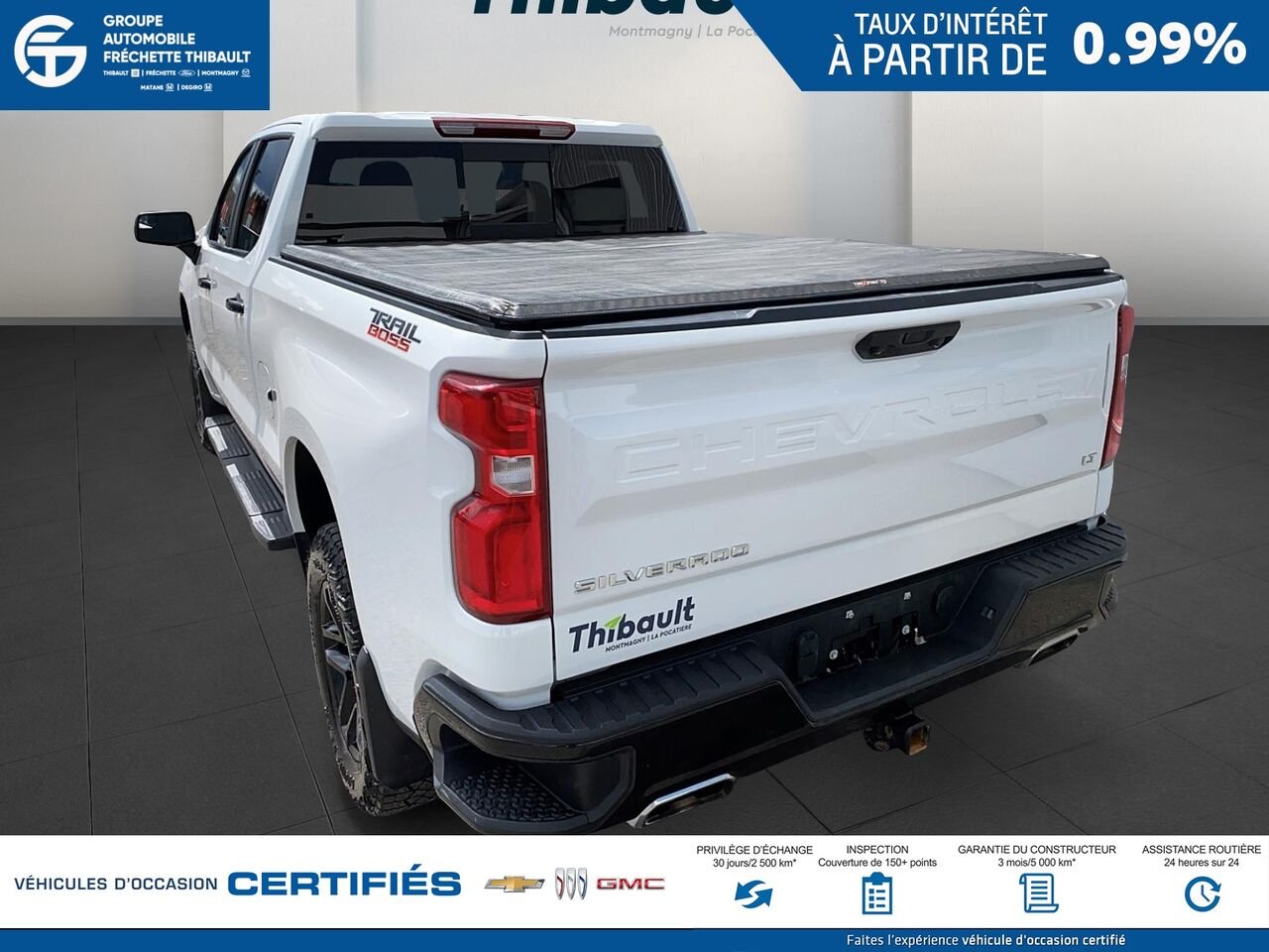 2024 CHEVROLET SILVERADO LT Trail Boss cabine multiplace 4RM 157 po White Montmagny - photo #5