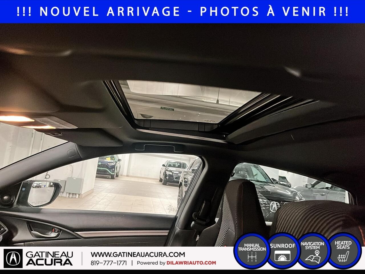 Honda Civic SI 2019 Noir Ottawa & Gatineau - photo #10
