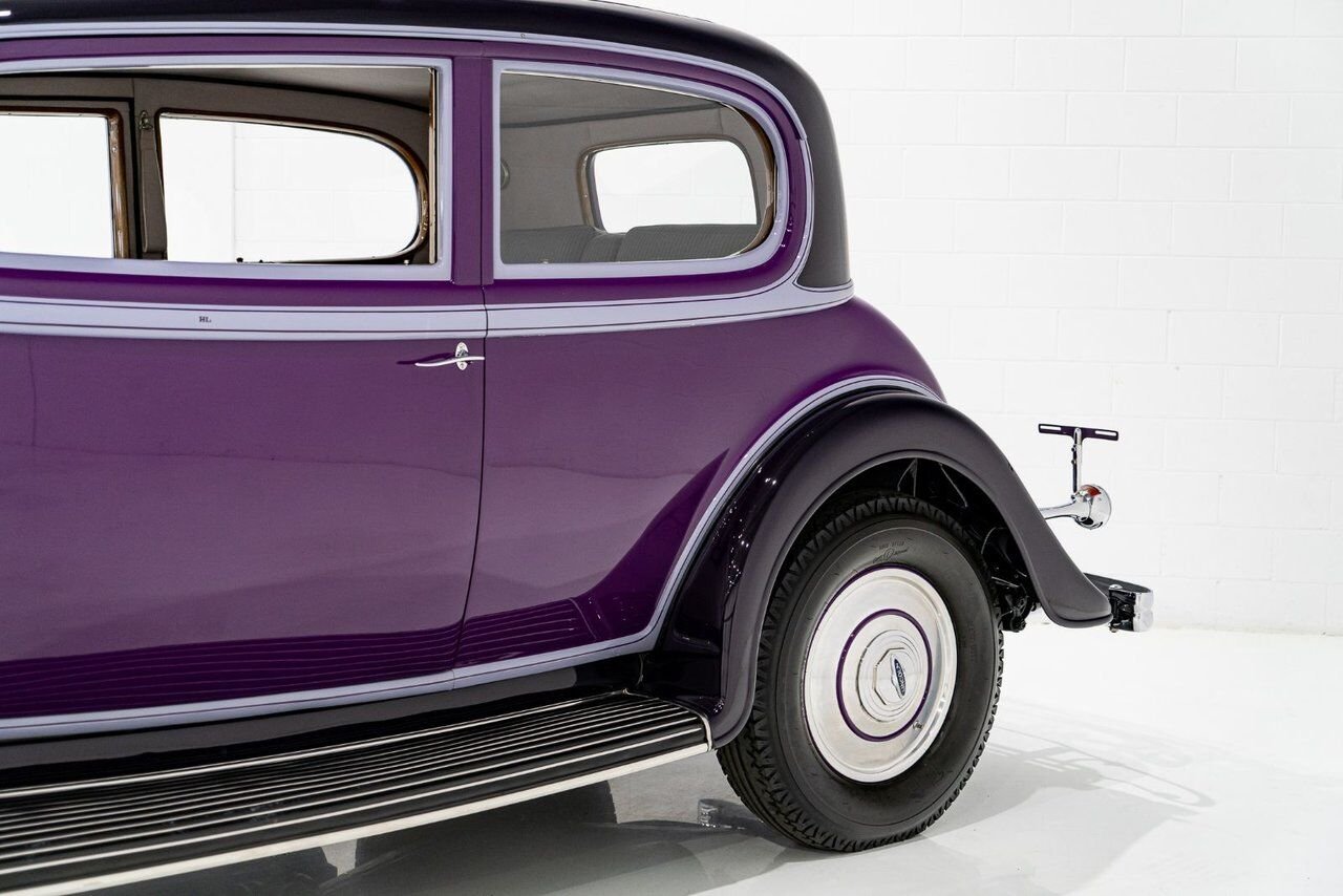 1933 Lincoln KB Victoria Coupe One Of 18 Built, And The Only Known Surviving **PRICE IN USD** Purple Montreal - photo #4