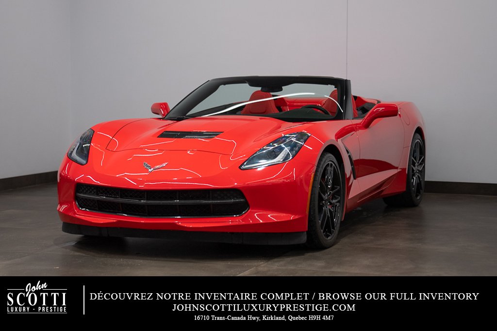 2018 Chevrolet Corvette 2dr Stingray Conv w/1LT Red Kirkland - photo #0