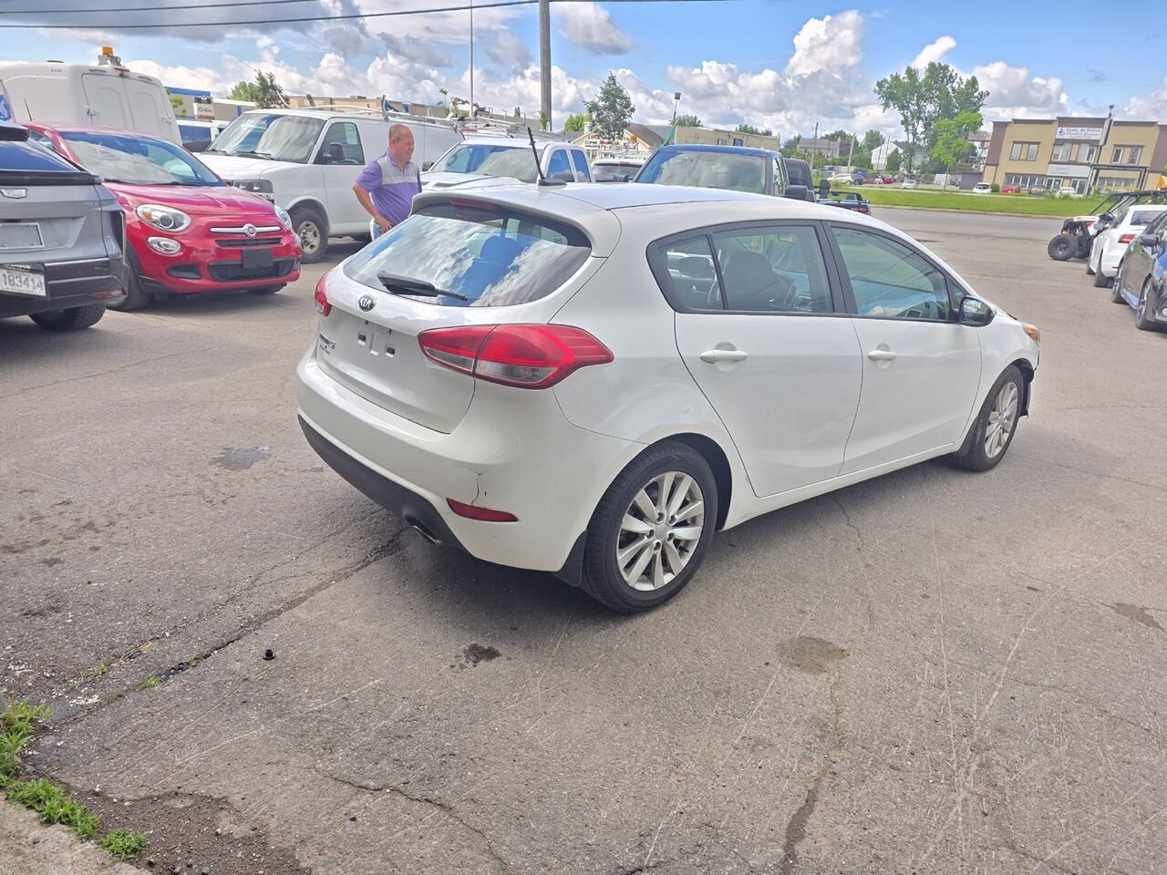 2015 Kia 5 portes Forte White  - photo #4