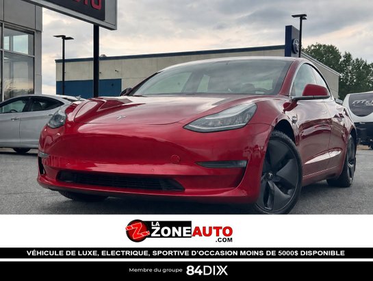 2019 Tesla Model 3 Long Range AWD 2019 Red