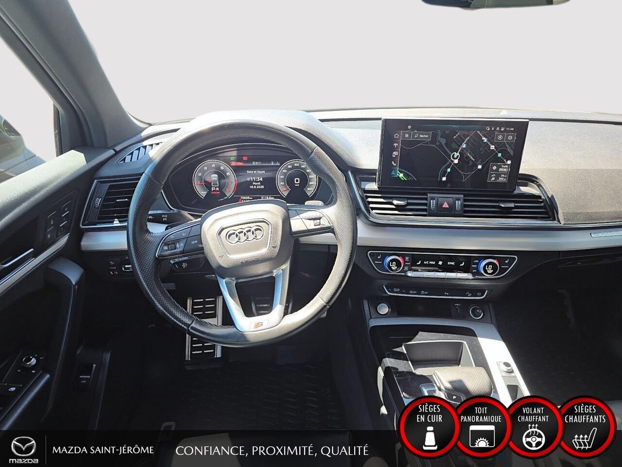 Audi Q5 Progressiv 45 TFSI quattro 2023 Gris Saint-Jérôme - photo #23
