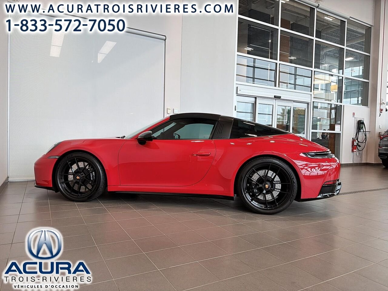 Porsche 911 TARGA 4 GTS T-HYBRID 2026 Rouge Trois-Rivières - photo #12