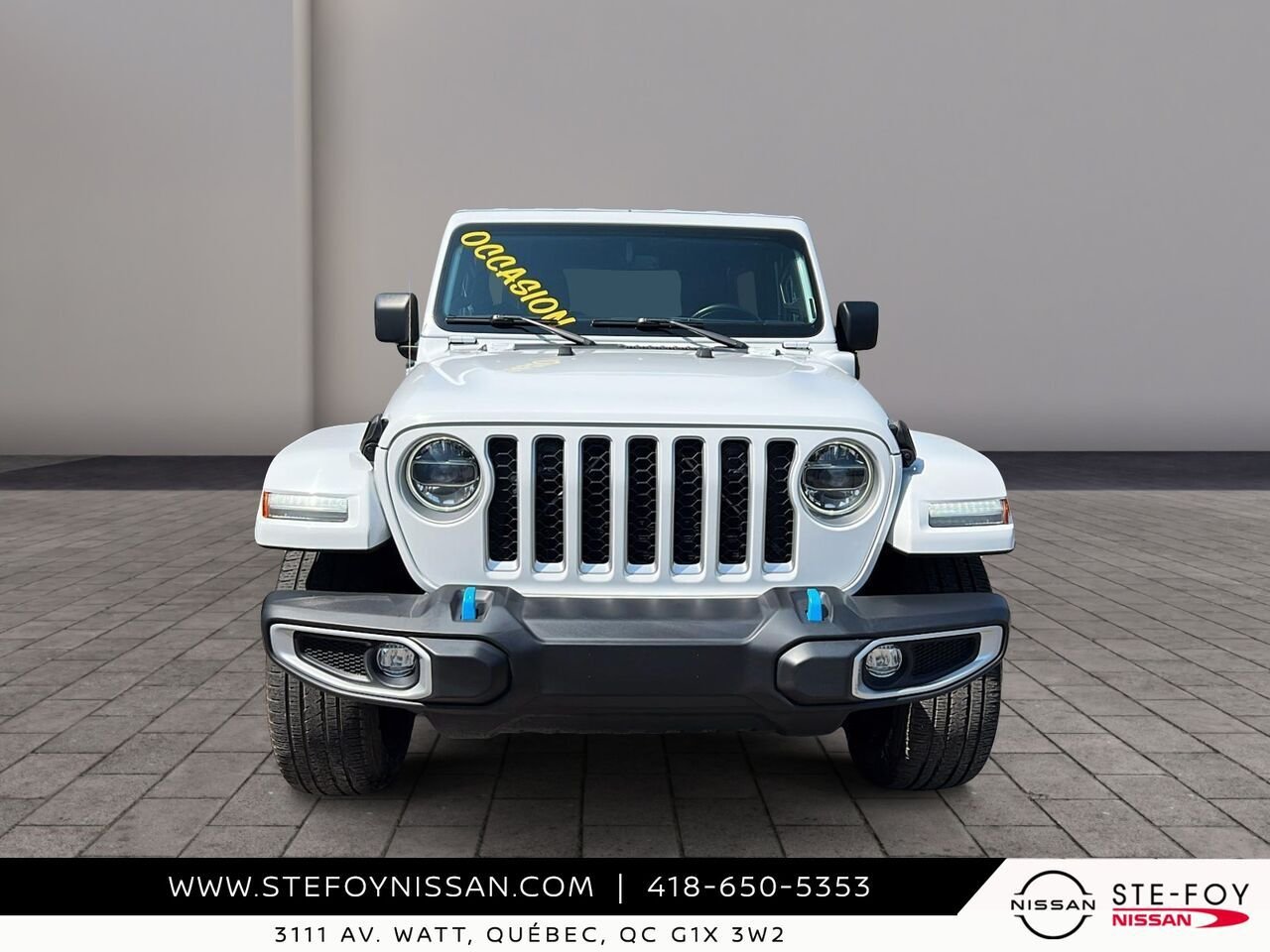 Jeep WRANGLER 4XE UNLIMITED COLD WEATHER GROUP 2022 Blanc Ste-Foy - photo #1