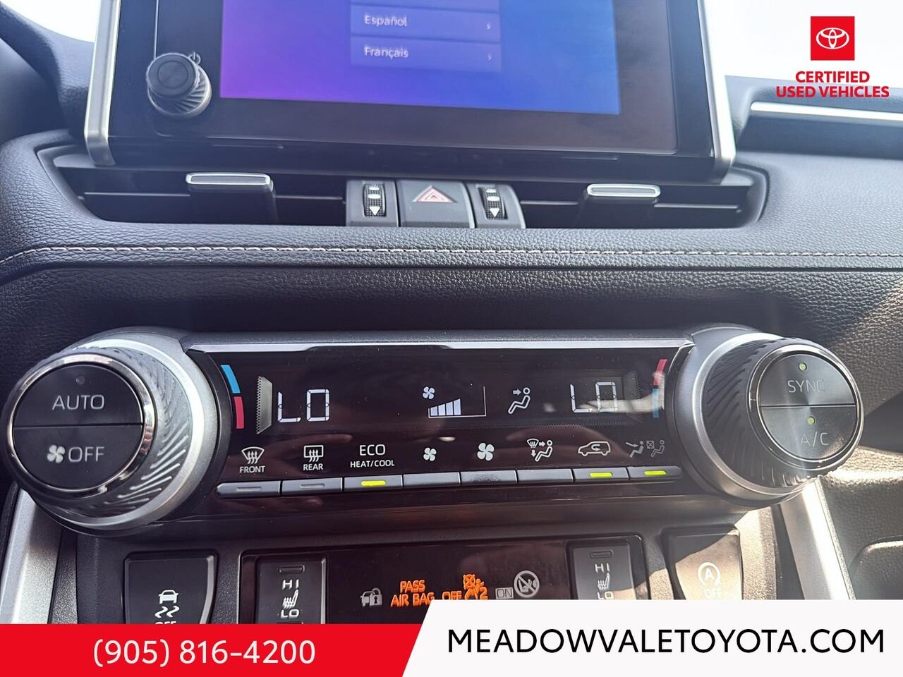 2023 Toyota RAV4 19" Alloys, Power Sunroof, Power TRunk, Soft Tex Leather Seats with Memory Silver Sky Metallic Mississauga - photo #19