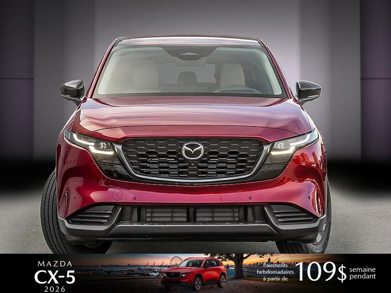 Mazda CX-5 JM3KMAHA2T0144631 2026 Rouge vibrant cristal métallisé Mirabel - photo #1