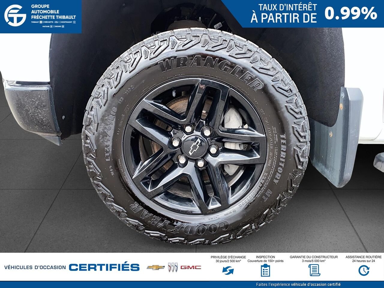 2024 CHEVROLET SILVERADO LT Trail Boss cabine multiplace 4RM 157 po White Montmagny - photo #6