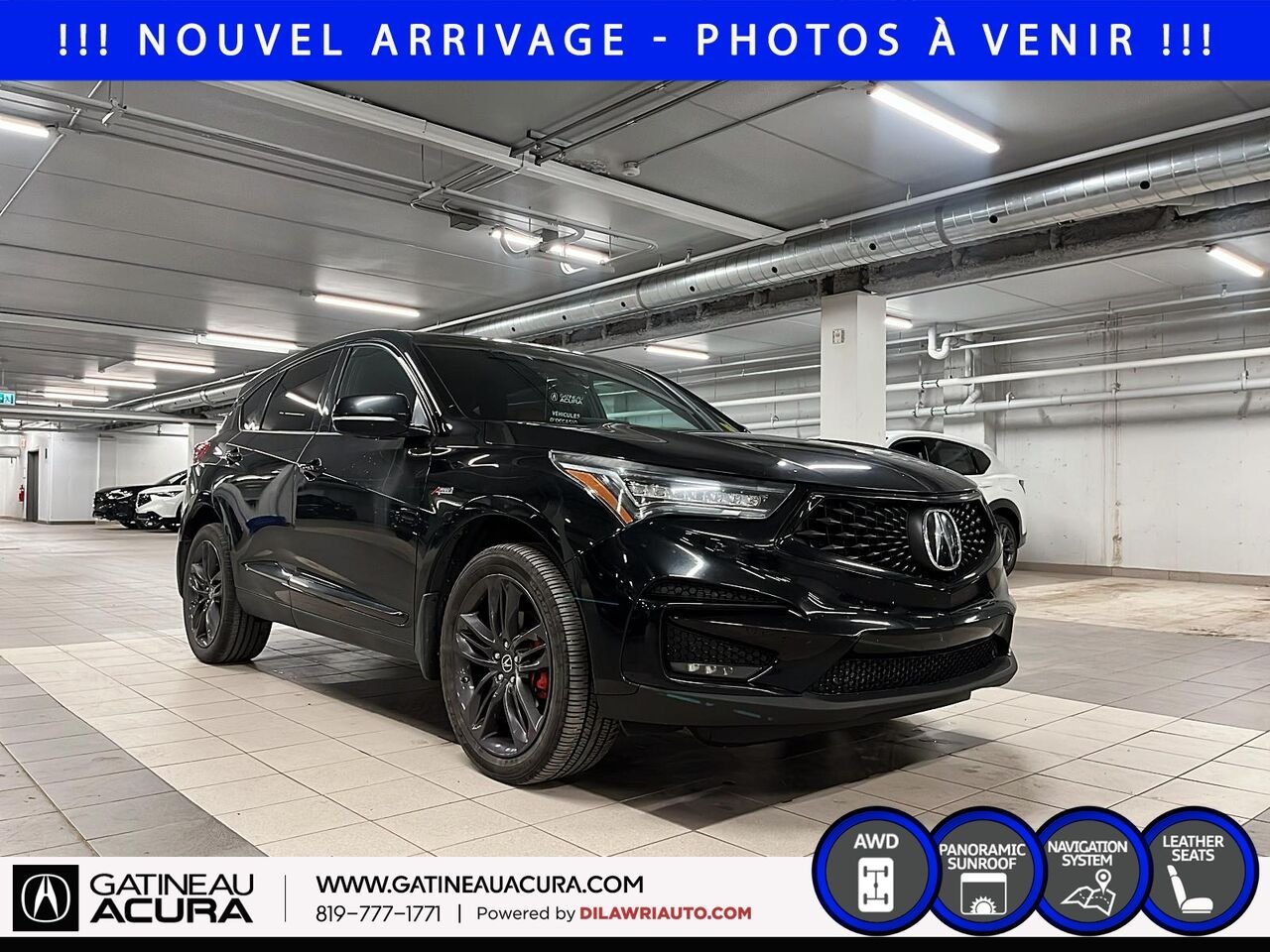 Acura RDX A-Spec SH-AWD 2021 Noir Ottawa & Gatineau - photo #2
