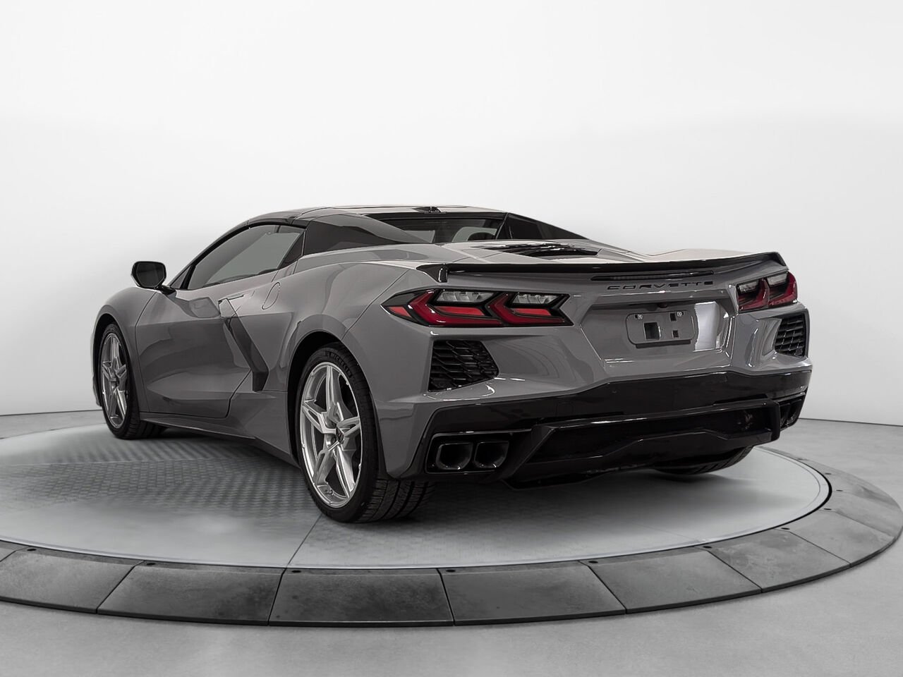 CHEVROLET CORVETTE STINGRAY CABRIOLET Exhaust Performance Suspension Active Bas Km 2024 GRIS LOUP DE MER- TRIPLE COUCHE Sherbrooke - photo #3
