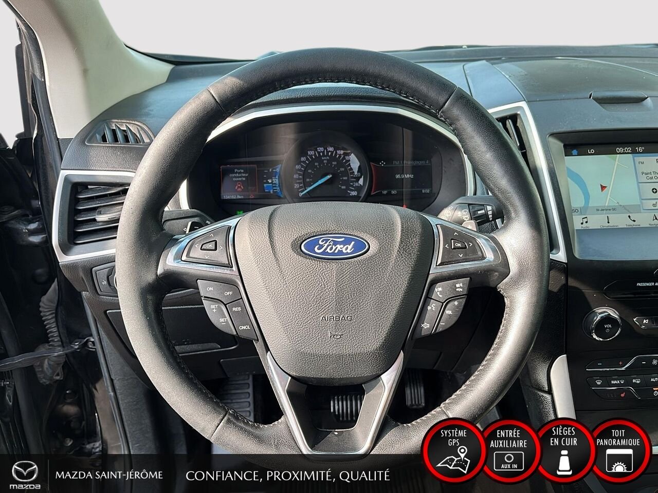 Ford Edge SEL | AWD | TOIT PANORAMIQUE | CUIR | 2018 Noir Saint-Jérôme - photo #13
