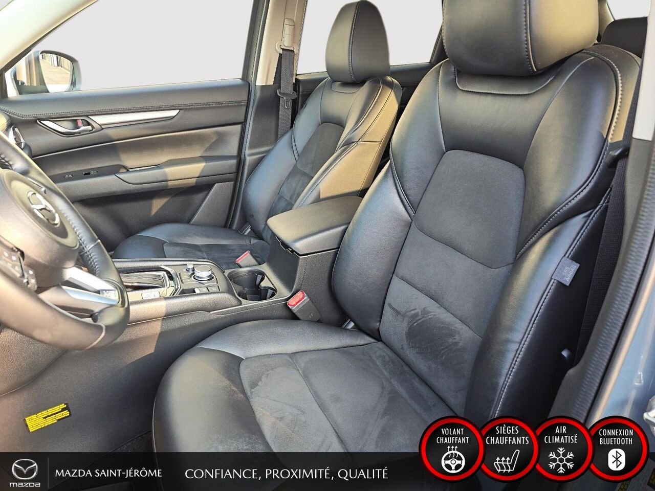 Mazda CX-5 GS | AWD | CUIR | 2023 Gris Saint-Jérôme - photo #16
