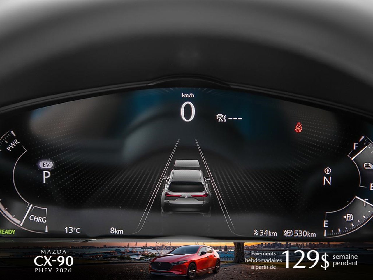 2026 Mazda CX-90 PHEV JM3KKDHA0T1366182 Jet Black Mica Mirabel - photo #13