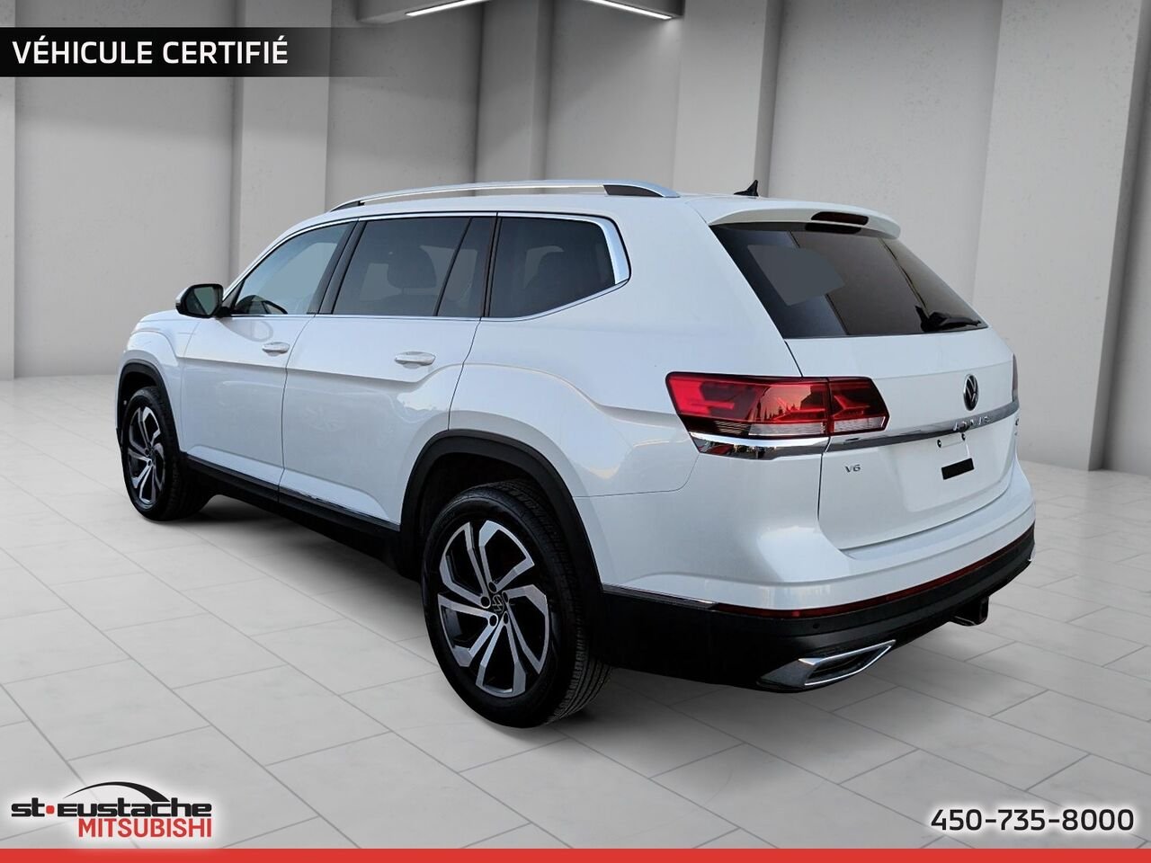 Volkswagen Atlas 2023 Blanc Saint-Eustache - photo #3