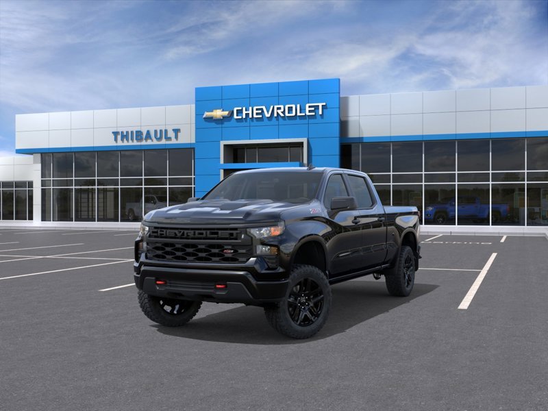 CHEVROLET SILVERADO 1500 Custom Trail Boss cabine multiplace 4RM 157 po 2026 Noir Sherbrooke - photo #7