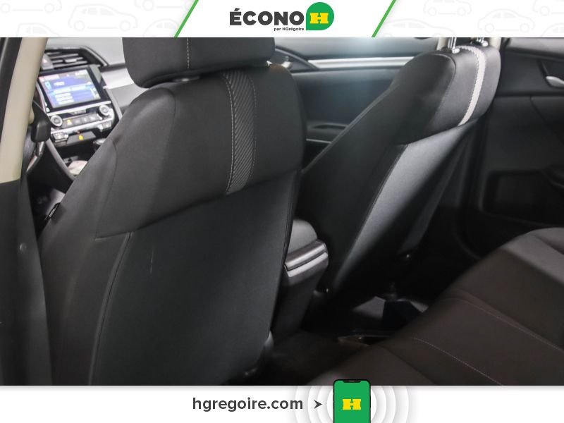 Honda Civic 730033A | SE AUTO A/C GR ELECT MAGS CAM RECUL BLUETOOTH 2018 Blanc Laval - photo #17