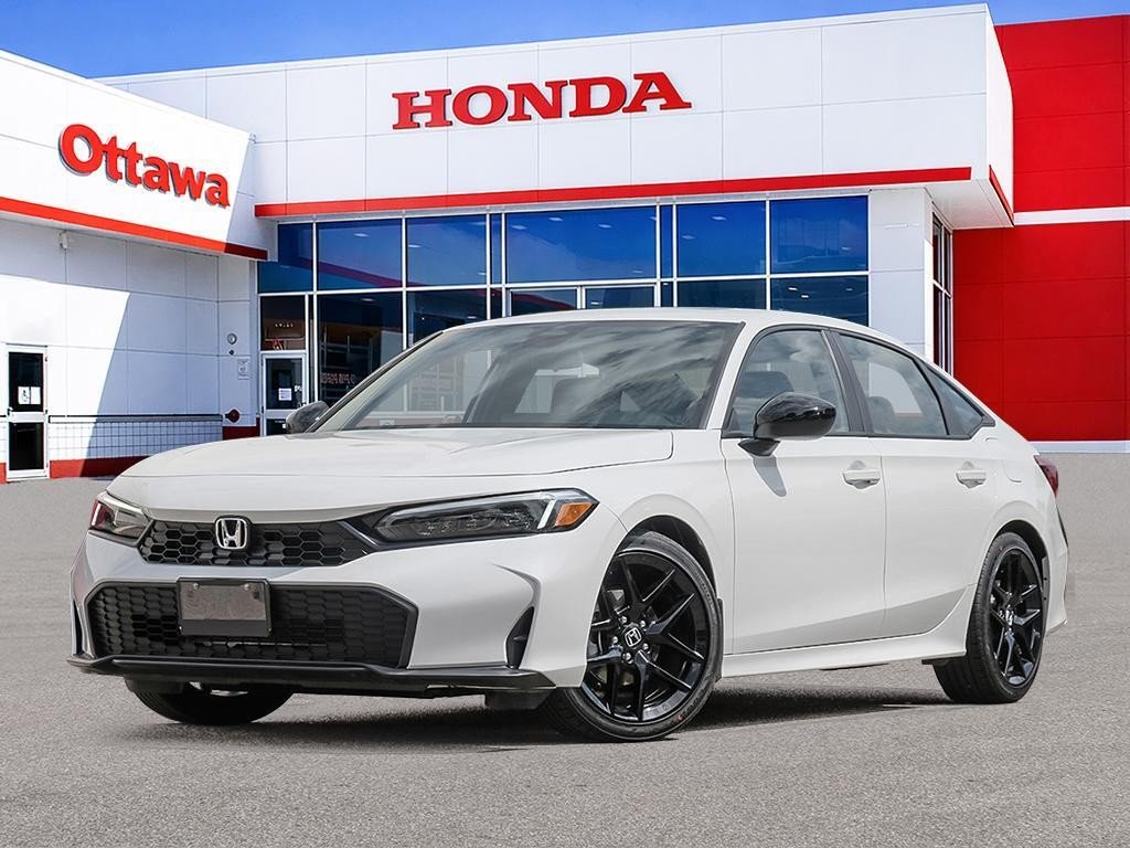 Honda Civic Berline Sport CVT Sedan 2026 Blanc platine nacré Ottawa & Gatineau - photo #0