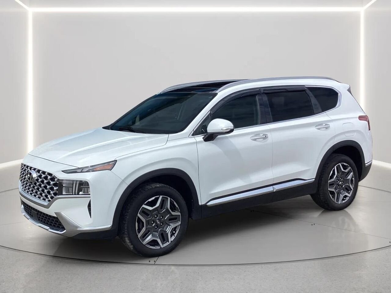 2022 Hyundai Santa Fe Hybrid White Gatineau - photo #0