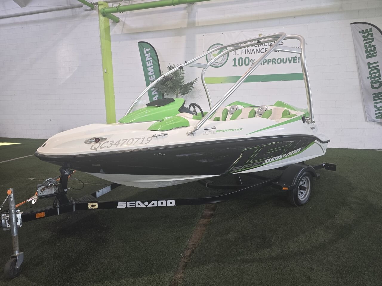2012 Sea-doo Speedster 150 Green  - photo #1