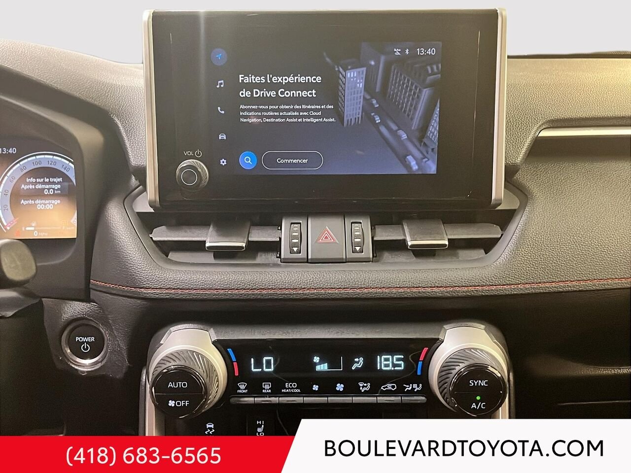 Toyota RAV4 PRIME 99835A-49 | XSE, HYBRIDE BRANCHABLE, AWD 2023 Frisson glacé nacré avec toit noir Québec - photo #13