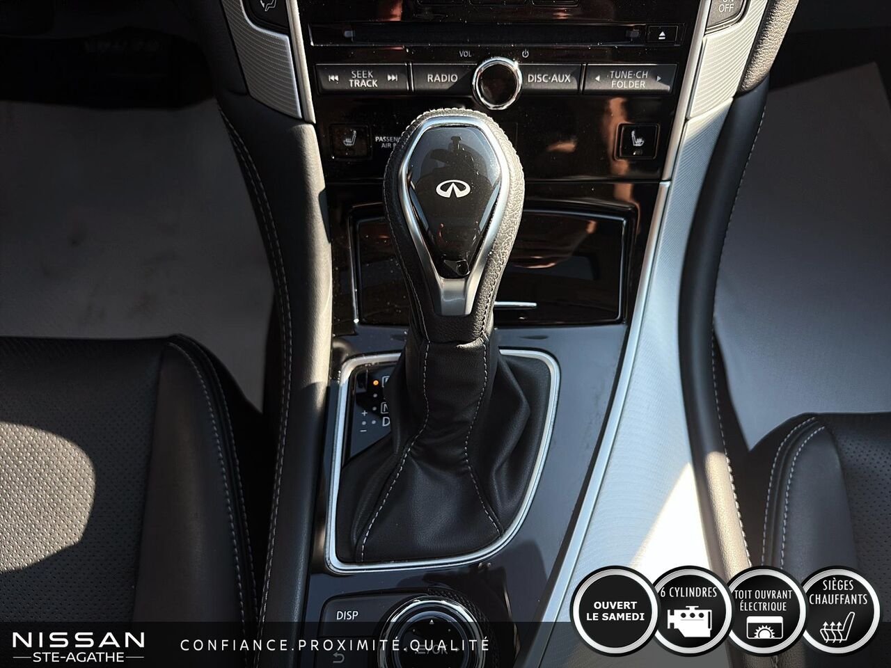INFINITI Q50 LUXE| TOIT| AWD| CARPLAY 2024 Noir Saint-Jérôme - photo #12